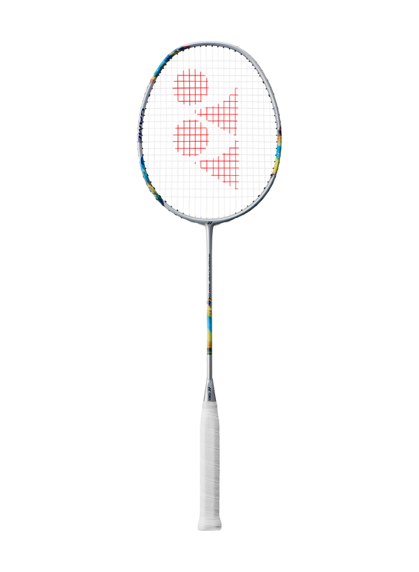 (Free Stringing Service)YONEX NANOFLARE 700 GAME (Silver / Sky Blue) 83Grams 4U6 Free Grip Delivery Free(Full cover Free)