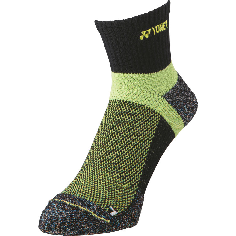 Yonex Men's ankle socks. 19232  black color (25cm-28cm）
