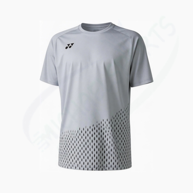 YONEX 16863EX Unisex T-Shirt Silver Gray  color