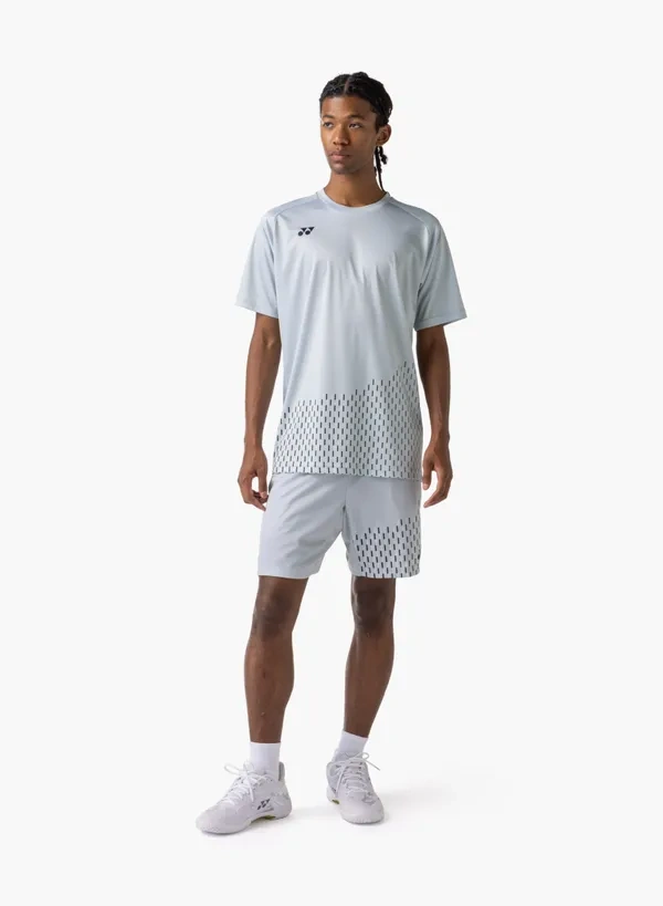 YONEX 16863EX Unisex T-Shirt Silver Gray  color