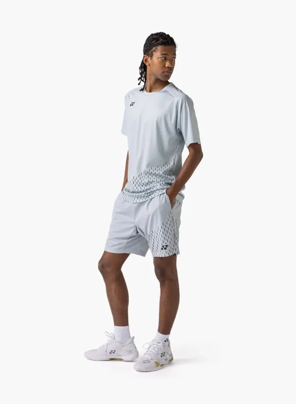 YONEX 16863EX Unisex T-Shirt Silver Gray  color