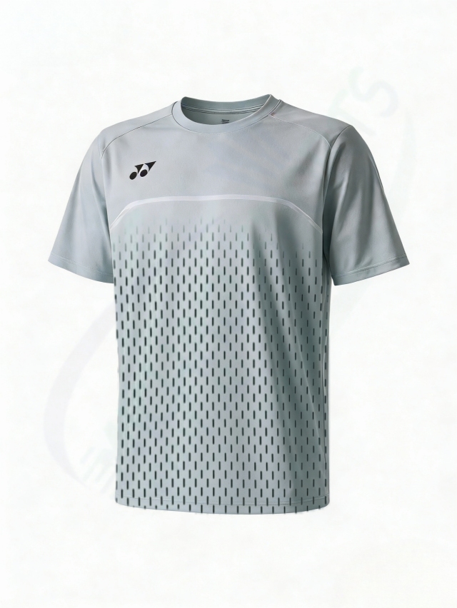 YONEX 16861EX Unisex T-Shirt Silver Gray color