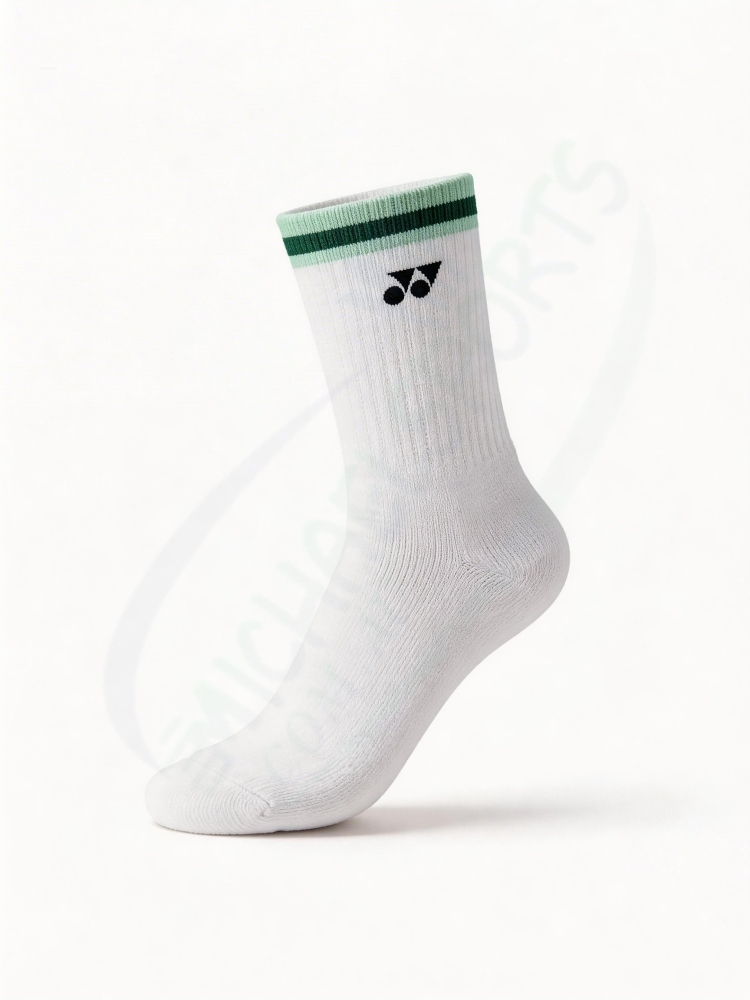 Yonex 19252YX Sport Crew Socks Ice Blue Made in Japan