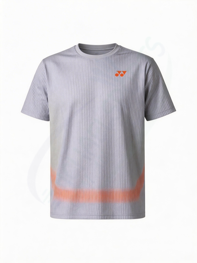 YONEX 16844EX Uni T-Shirt Silver Grey color