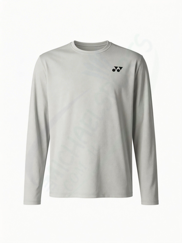 Yonex 16848EX Unisex LONGSLEEVES  SHIRT Silver Gray color