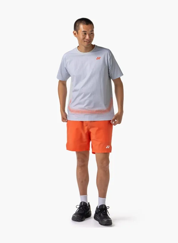 YONEX 16844EX Uni T-Shirt Silver Grey color