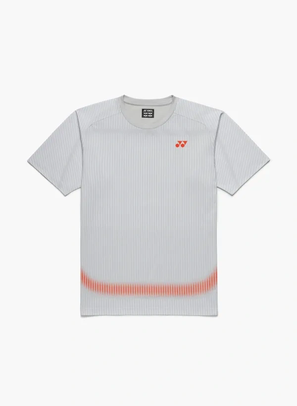 YONEX 16844EX Uni T-Shirt Silver Grey color