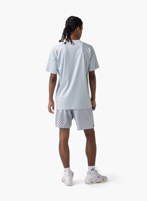 YONEX 16861EX Unisex T-Shirt Silver Gray color