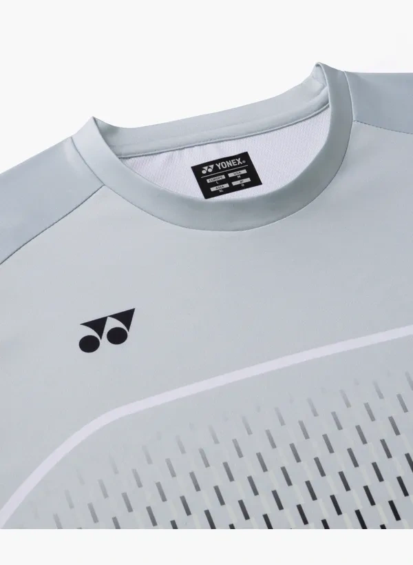 YONEX 16861EX Unisex T-Shirt Silver Gray color