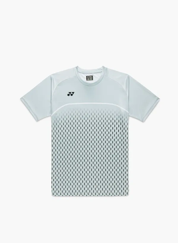 YONEX 16861EX Unisex T-Shirt Silver Gray color