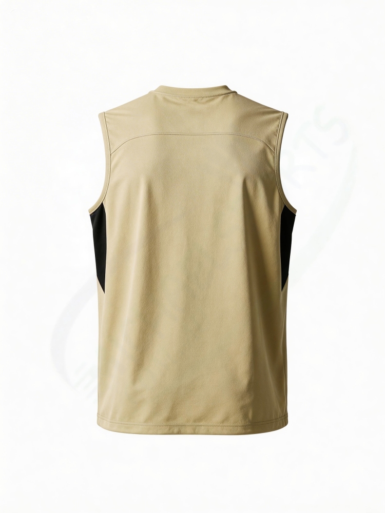 YONEX 10725EX Unisex Sleeveless Top Khaki Beige  COLOR