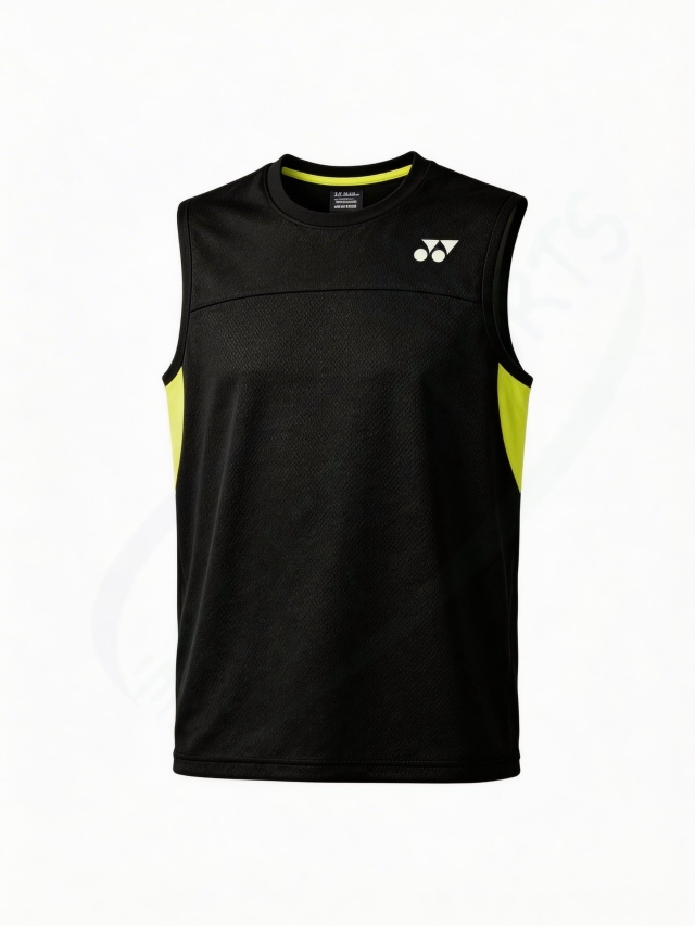 YONEX 10725EX Unisex Sleeveless Top Black COLOR