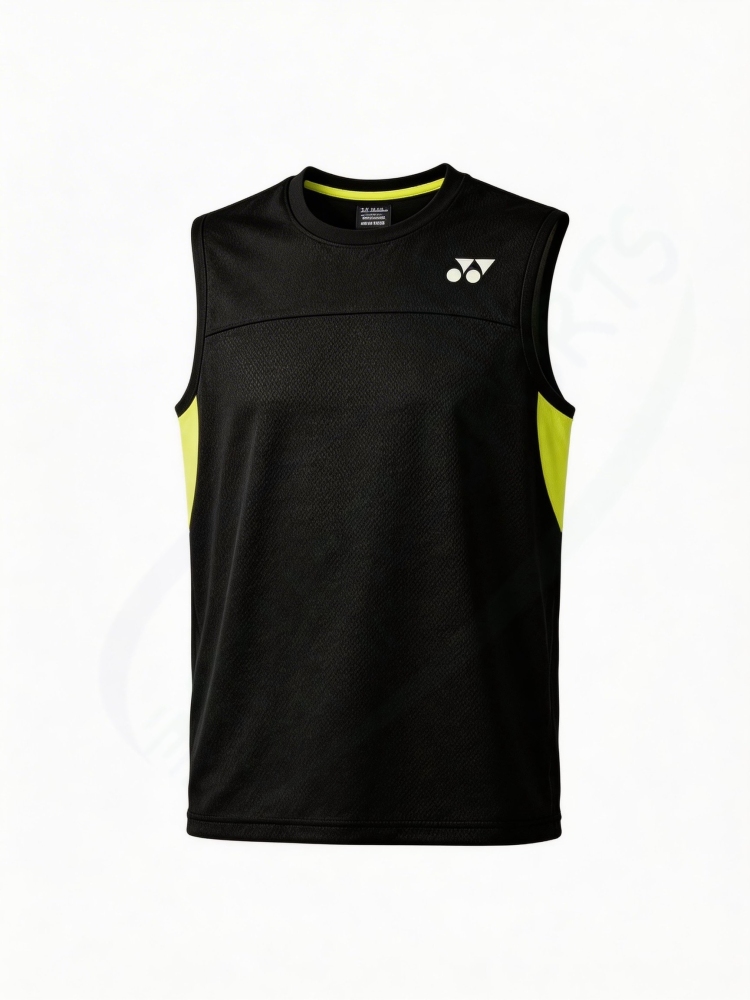 YONEX 10725EX Unisex Sleeveless Top Black COLOR
