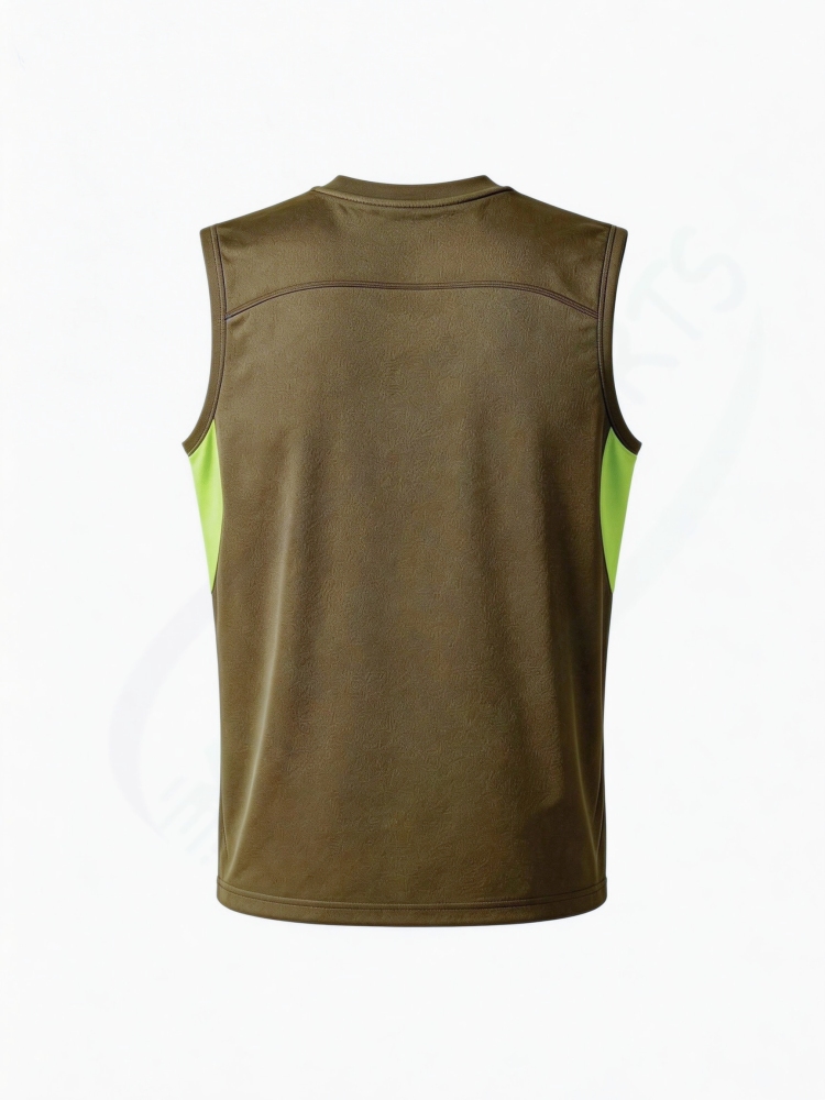 YONEX 10725EX Unisex Sleeveless Top Khaki  COLOR