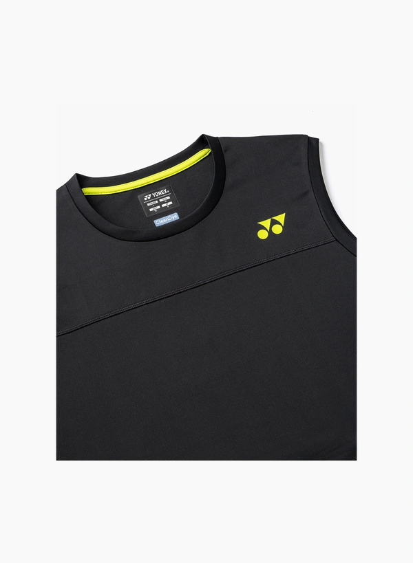 YONEX 10725EX Unisex Sleeveless Top Black COLOR