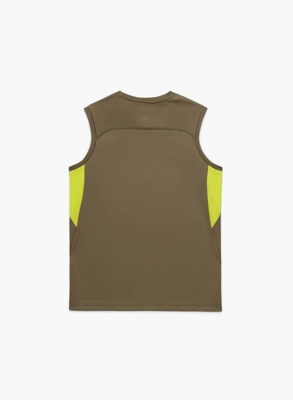 YONEX 10725EX Unisex Sleeveless Top Khaki  COLOR