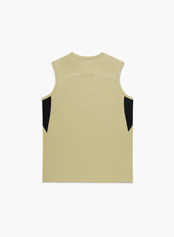YONEX 10725EX Unisex Sleeveless Top Khaki Beige  COLOR