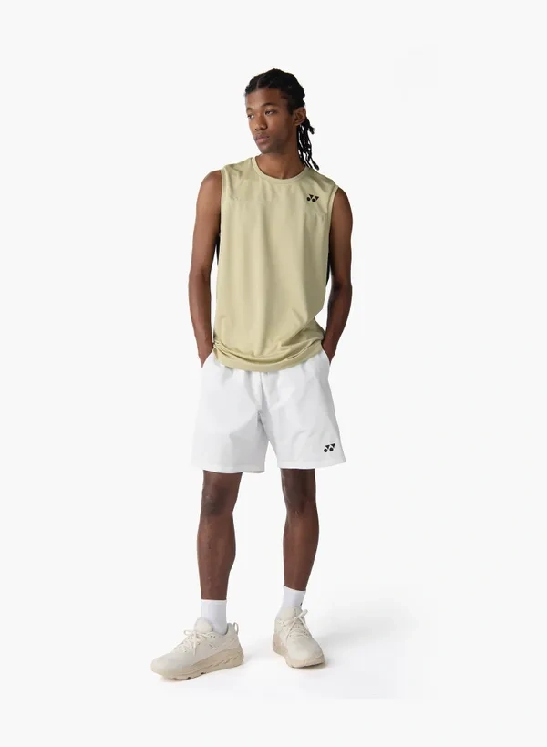 YONEX 10725EX Unisex Sleeveless Top Khaki Beige  COLOR