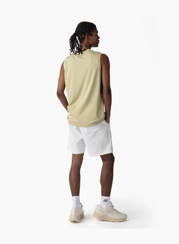 YONEX 10725EX Unisex Sleeveless Top Khaki Beige  COLOR