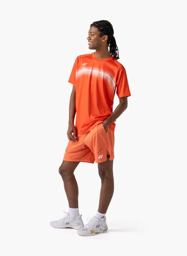 YONEX 16859EX Uni T-Shirt Cyber Orange color
