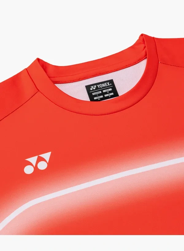 YONEX 16859EX Uni T-Shirt Cyber Orange color