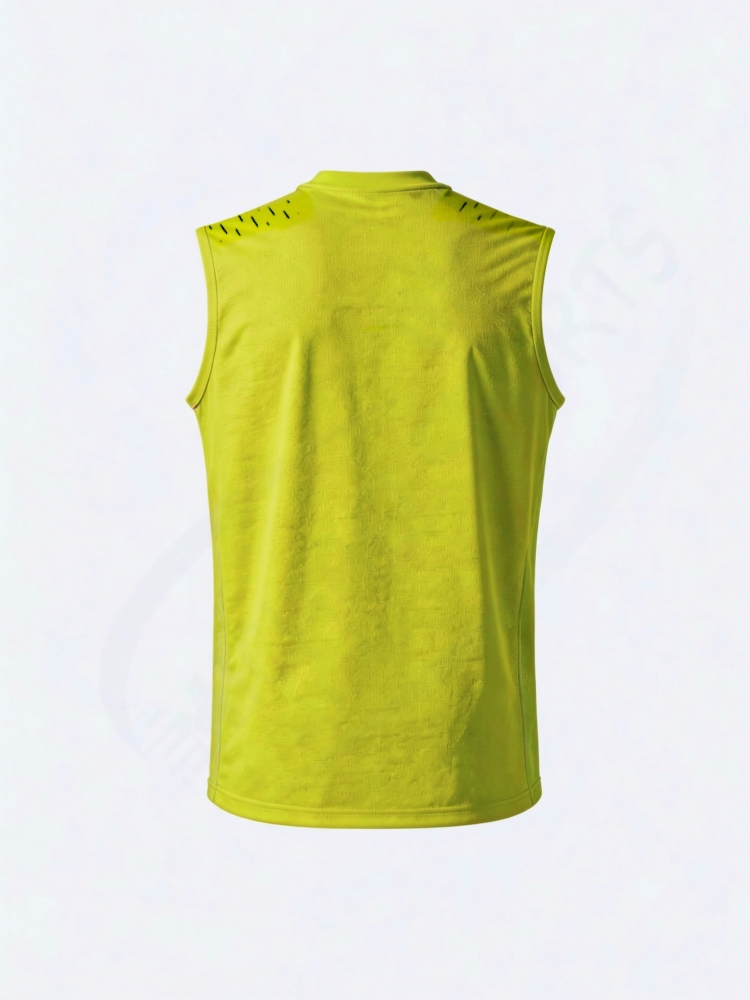 Yonex 10715EX Mens Sleeveless Top Fresh Lime color
