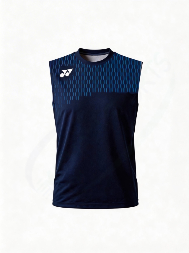 Yonex 10715EX Mens Sleeveless Top Dark Navy color