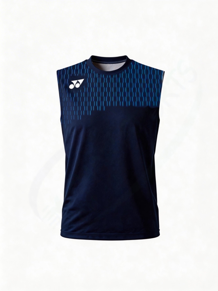 Yonex 10715EX Mens Sleeveless Top Dark Navy color