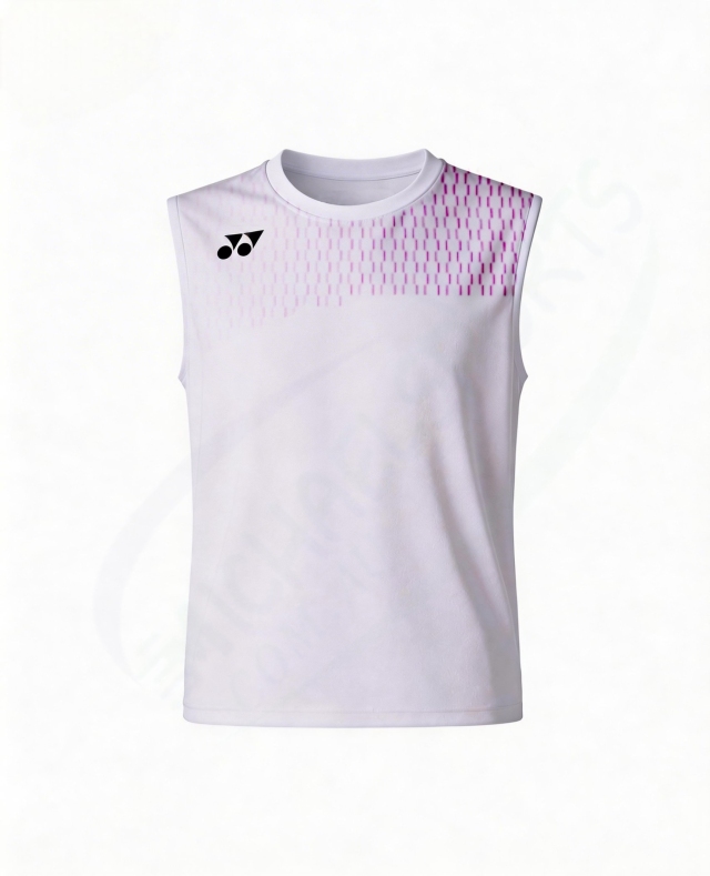 Yonex 10715EX Mens Sleeveless Top White color