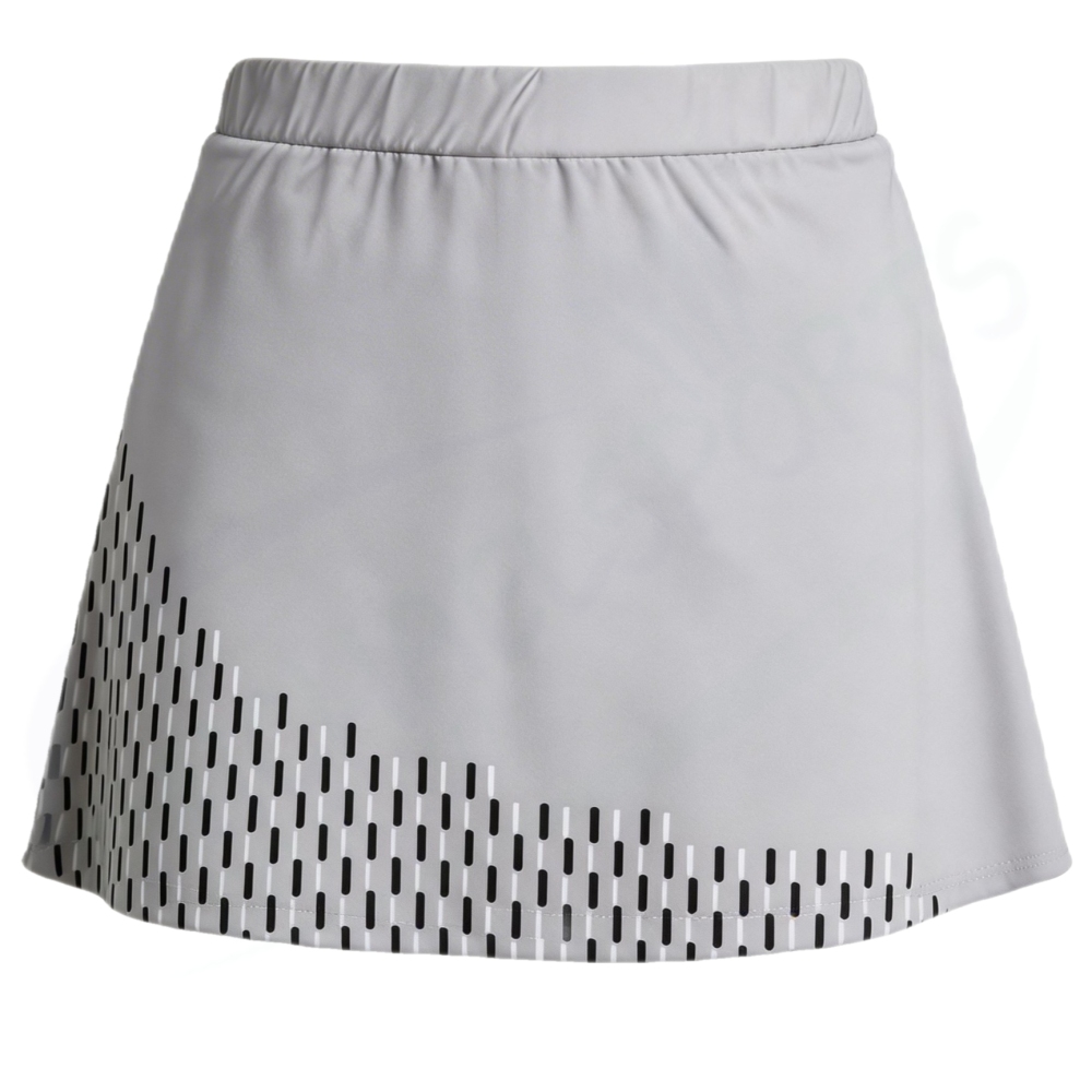 Yonex 26188EX Women Skirt (with Inner Shorts) Silver Grey color