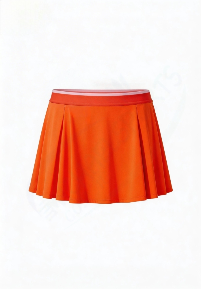 Yonex 26293EX WOMENS SKIRT (WITH INNER SHORTS) Cyber Orange color