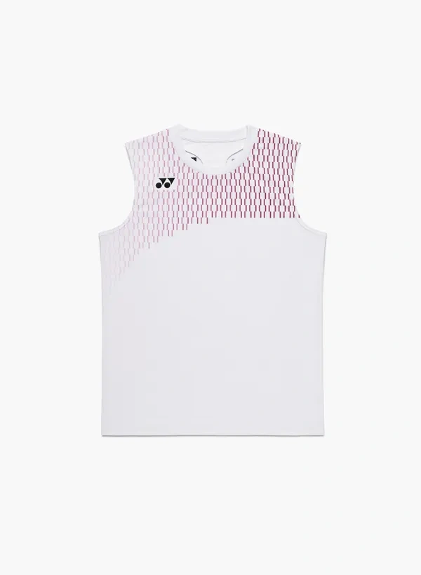 Yonex 10715EX Mens Sleeveless Top White color