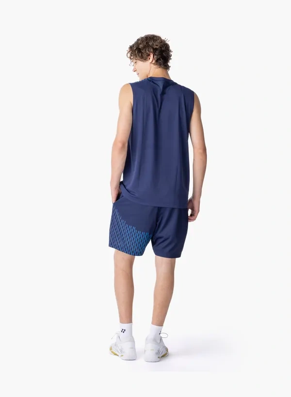Yonex 10715EX Mens Sleeveless Top Dark Navy color