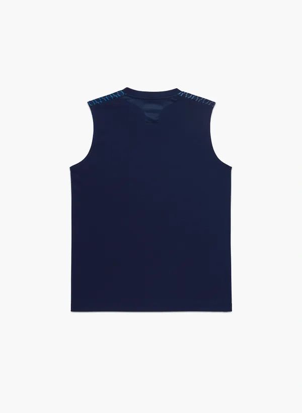 Yonex 10715EX Mens Sleeveless Top Dark Navy color