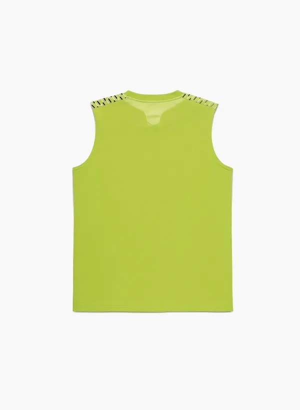 Yonex 10715EX Mens Sleeveless Top Fresh Lime color