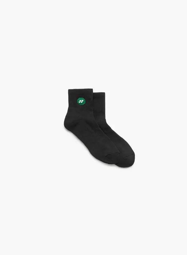 Yonex 19253EX UNISEX SPORT QUARTER  SOCKS Black color