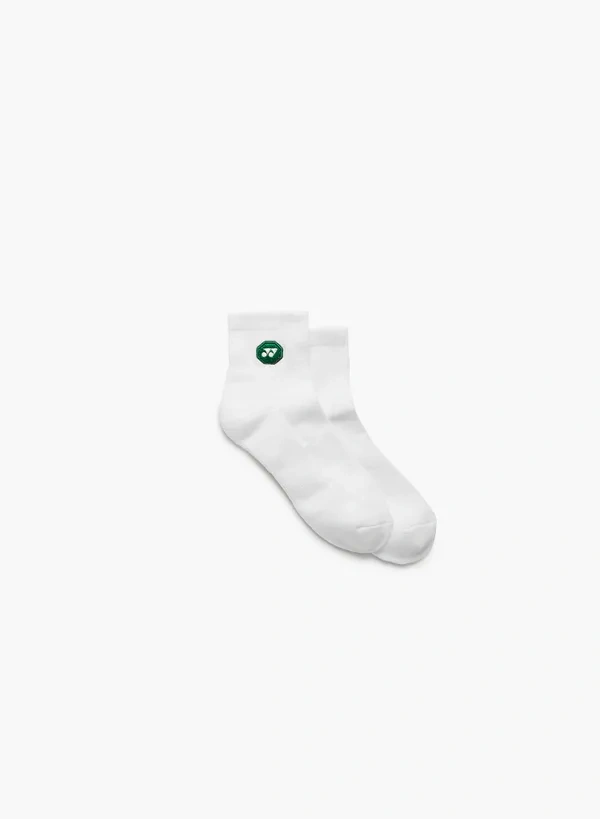 Yonex 19253EX UNISEX SPORT QUARTER  SOCKS White color