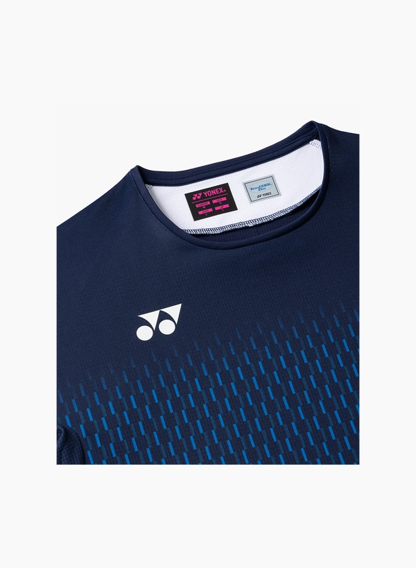 Yonex 20943EX Women Crew Neck Shirt Dark Navy color