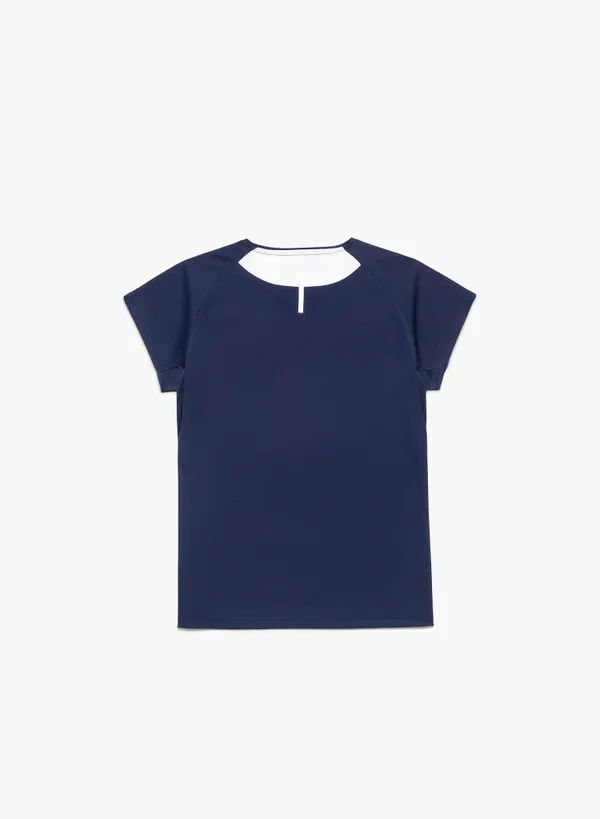 Yonex 20943EX Women Crew Neck Shirt Dark Navy color