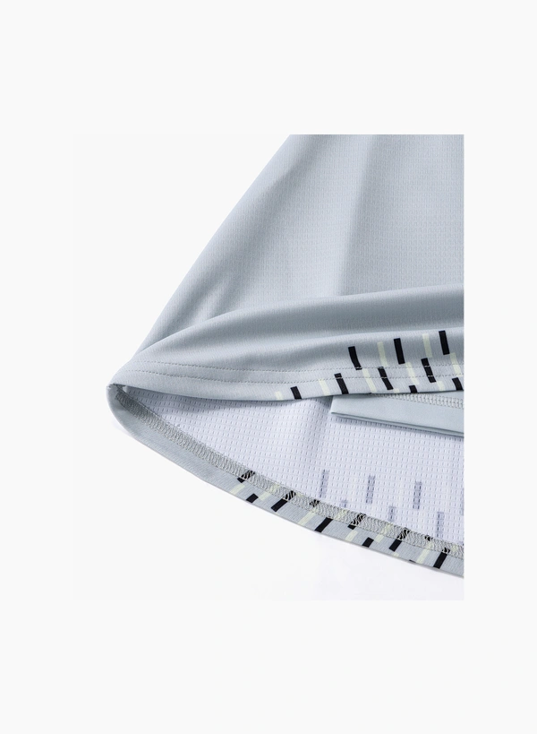 Yonex 26188EX Women Skirt (with Inner Shorts) Silver Grey color