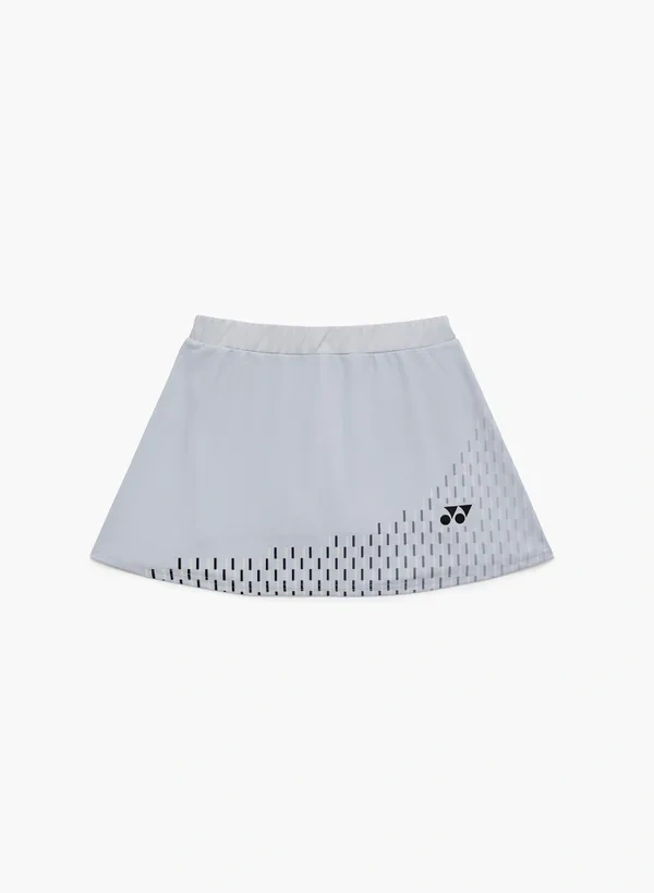 Yonex 26188EX Women Skirt (with Inner Shorts) Silver Grey color