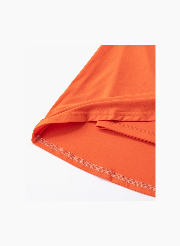 Yonex 26293EX WOMENS SKIRT (WITH INNER SHORTS) Cyber Orange color