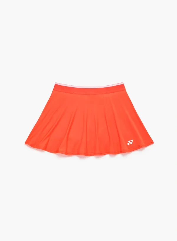 Yonex 26293EX WOMENS SKIRT (WITH INNER SHORTS) Cyber Orange color