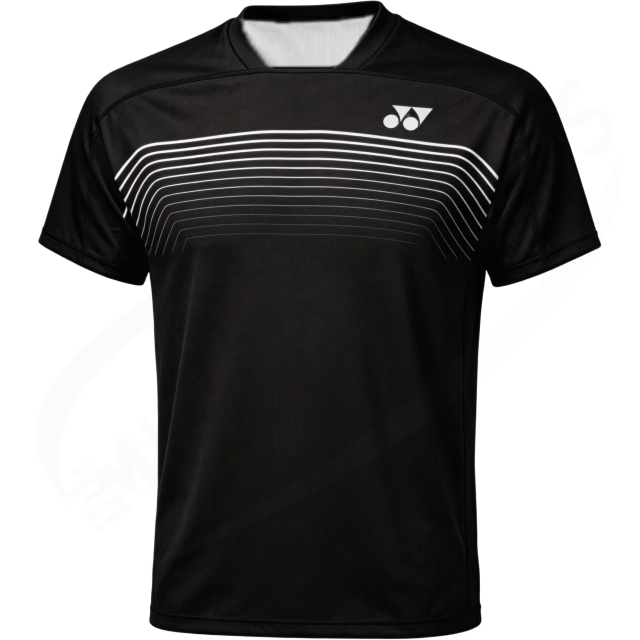 YONEX 10727EX Unisex Crew Neck Shirt Black color