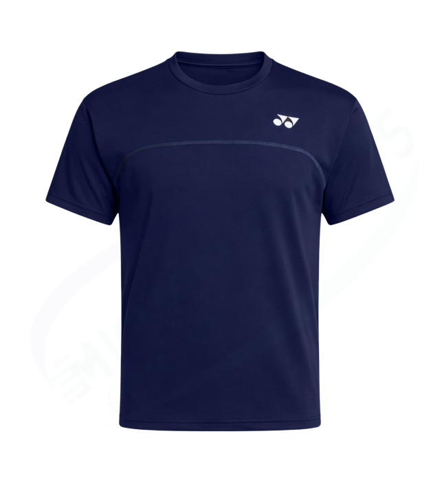 YONEX 10728EX Unisex Crew Neck Shirt Dark Navy, color