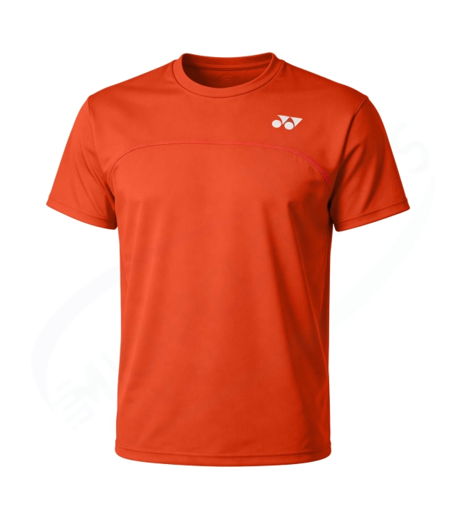 YONEX 10728EX Unisex Crew Neck Shirte Cyber Orange, color