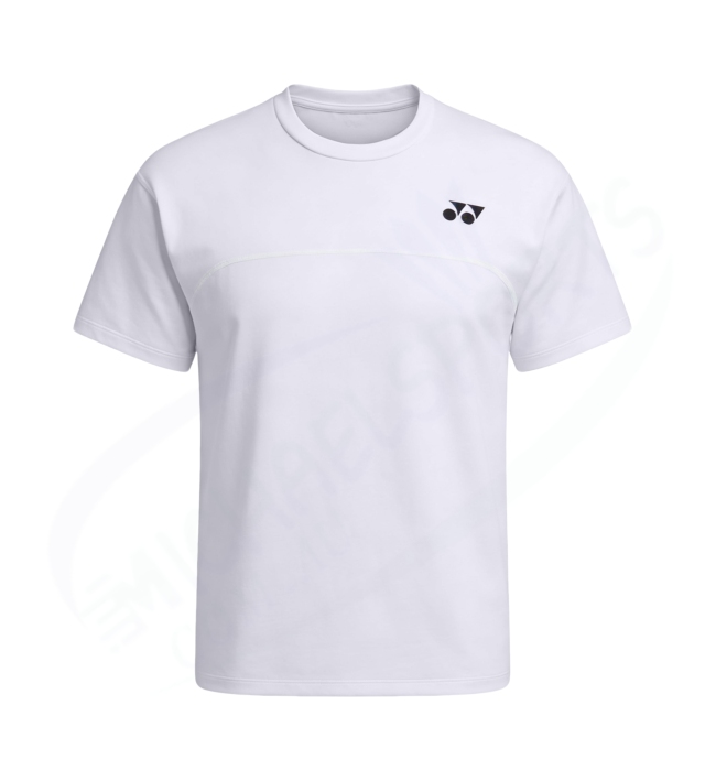 YONEX 10728EX Unisex Crew Neck Shirt white color
