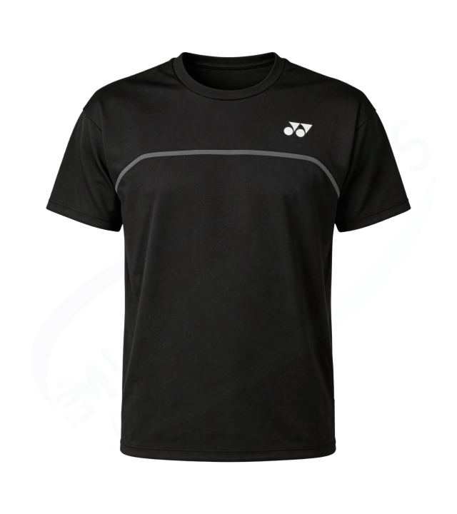 YONEX 10728EX Unisex Crew Neck Shirt Black color