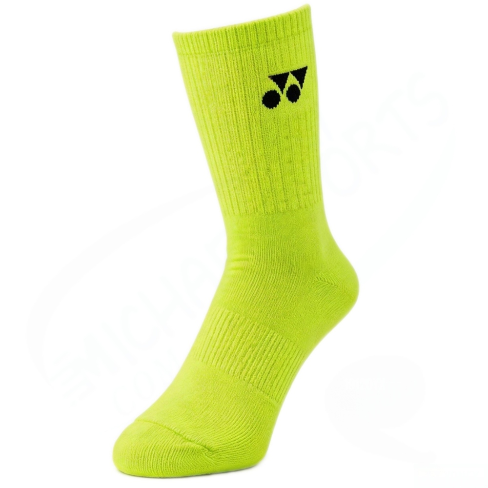Yonex SPORT CREW SOCKS 19120YX Fresh Lime color  Made in Japan