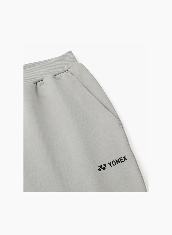 YONEX 30119EX unisex SWEAT PANTS Silver Gray color